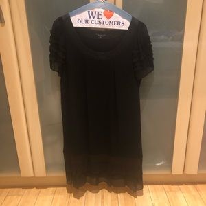 Forever21 Black Ruffle Dress Size M